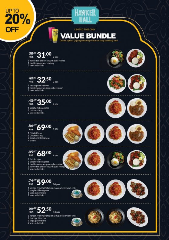 Our Full Menu Hawker Hall